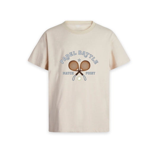 Padel battle - Boys shirt sleeve T-shirt