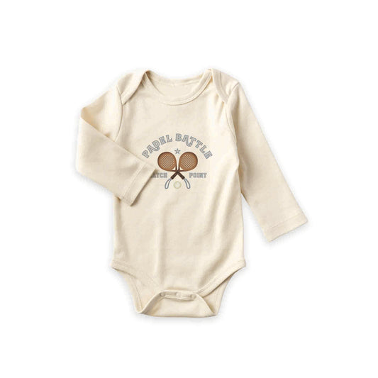 Padel battle - Boys long sleeve bodysuit