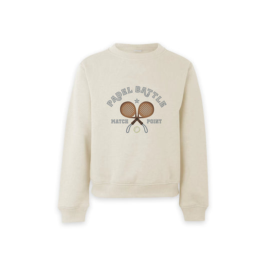 Padel battle - Boys crew neck sweatshirt