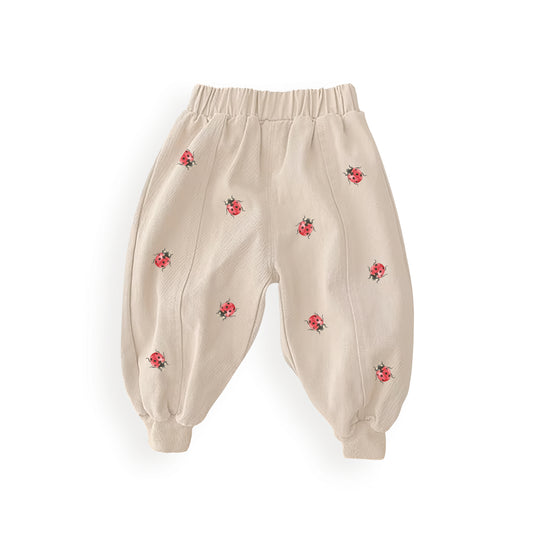 Ladybug - Unisex kids loose joggers