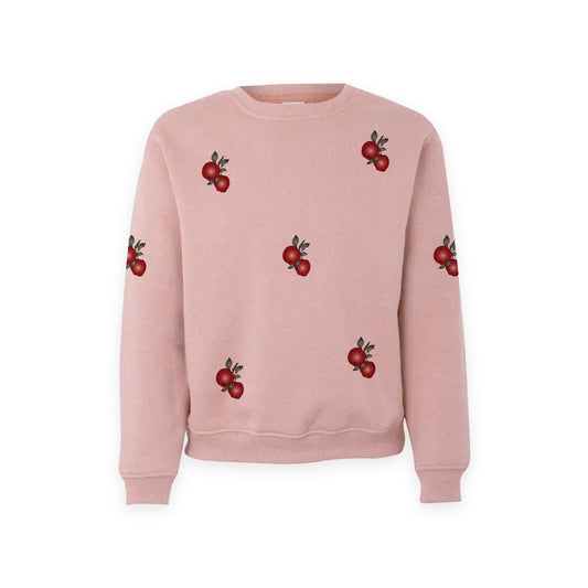 Red apples - Girls crew neck sweatshirt