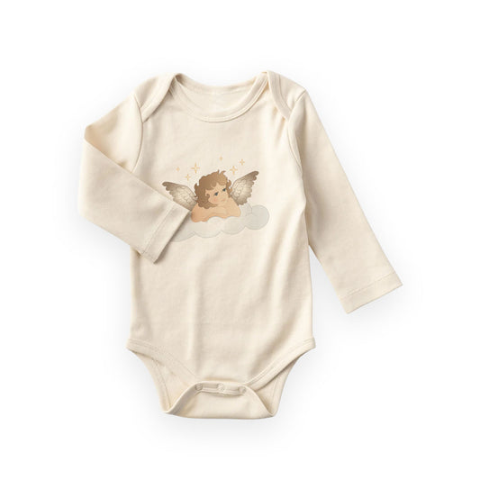 Inger the angel - Girls long sleeve bodysuit