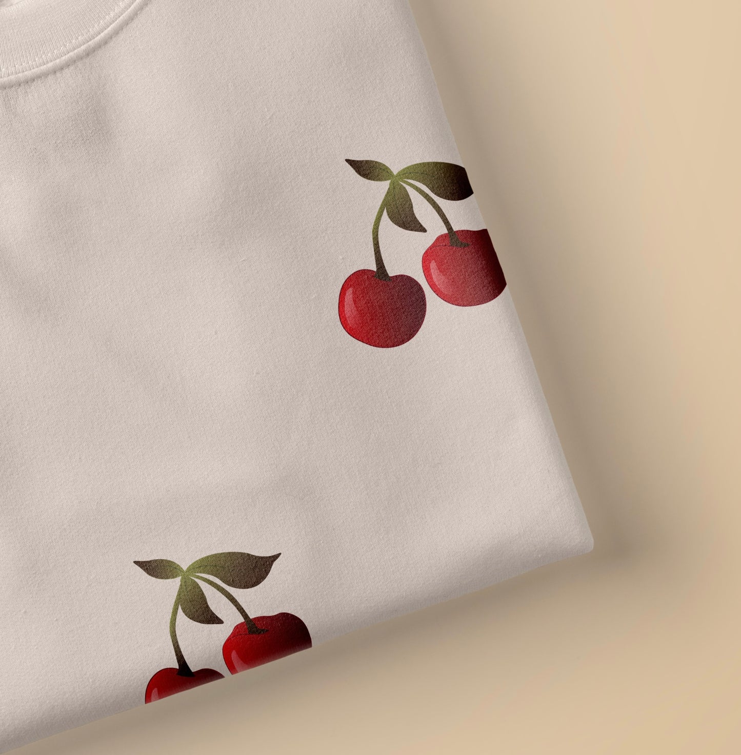 Cherries - Girls Crew Neck Sweatshirt