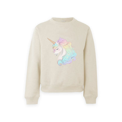 Unicorn fairytale - Girls crew neck sweatshirt