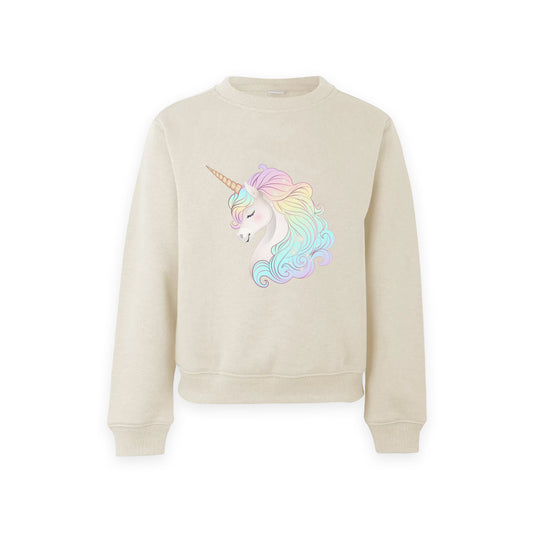 Unicorn fairytale - Girls crew neck sweatshirt