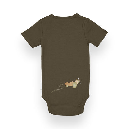 Fly me to the moon - Boys short sleeve bodysuit