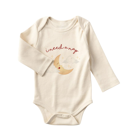 I need a nap - Long sleeve baby bodysuit
