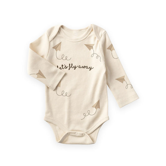 Let´s fly away - Boys long sleeve bodysuit