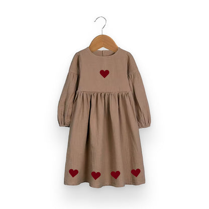 Dress Ellinor - Girls long everyday dress