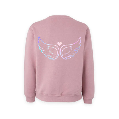 Super angel - Girls crew neck sweatshirt