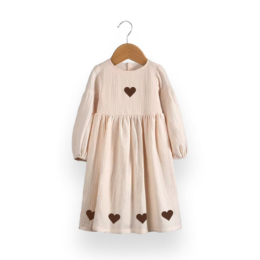 Dress Augusta - Girls long everyday dress